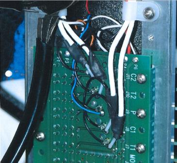 Carte bottom end cap wiring de la SBE9+